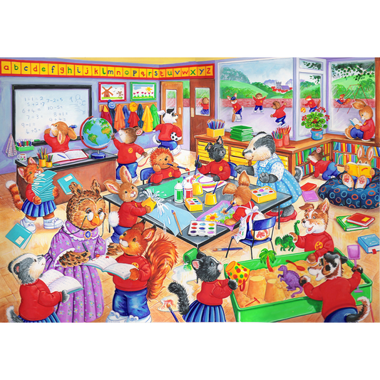 HOP - School Days - 80 Piece Jigsaw Puzzle