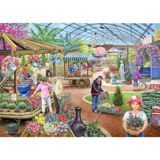 HOP - At The Garden Centre - 1000 Piece Jigsaw Puzzle