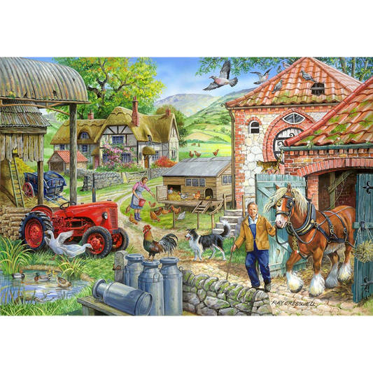 HOP - Manor Farm - 1000 Piece Jigsaw Puzzle