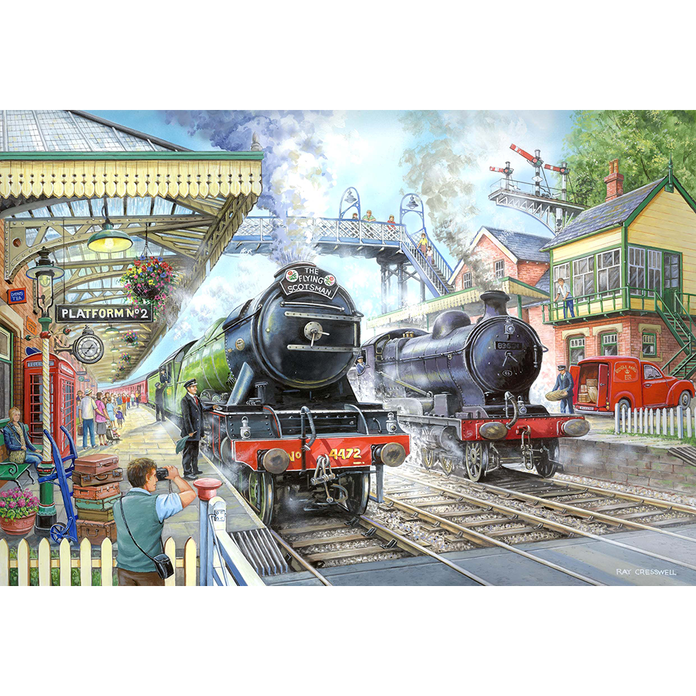 HOP - Train Now Standing - 1000 Piece Jigsaw Puzzle