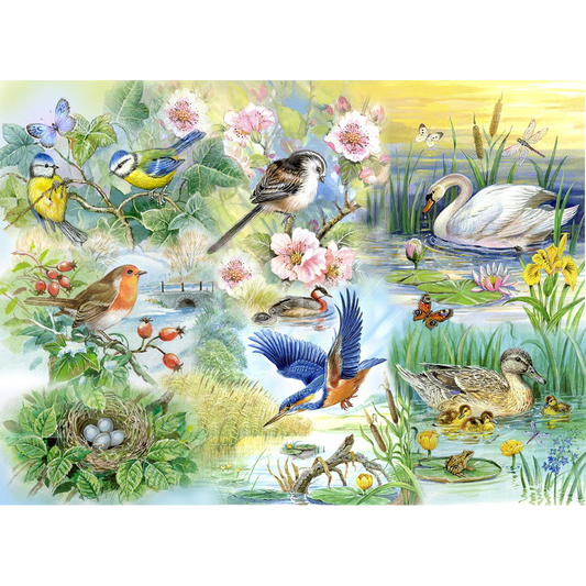 HOP - Feathered Friends - BIG 250 Piece Jigsaw Puzzle