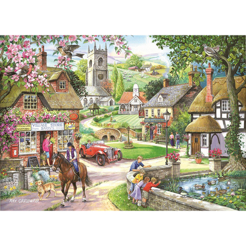 Feeding The Ducks – 1000 Piece Jigsaw Puzzle (HOP)
