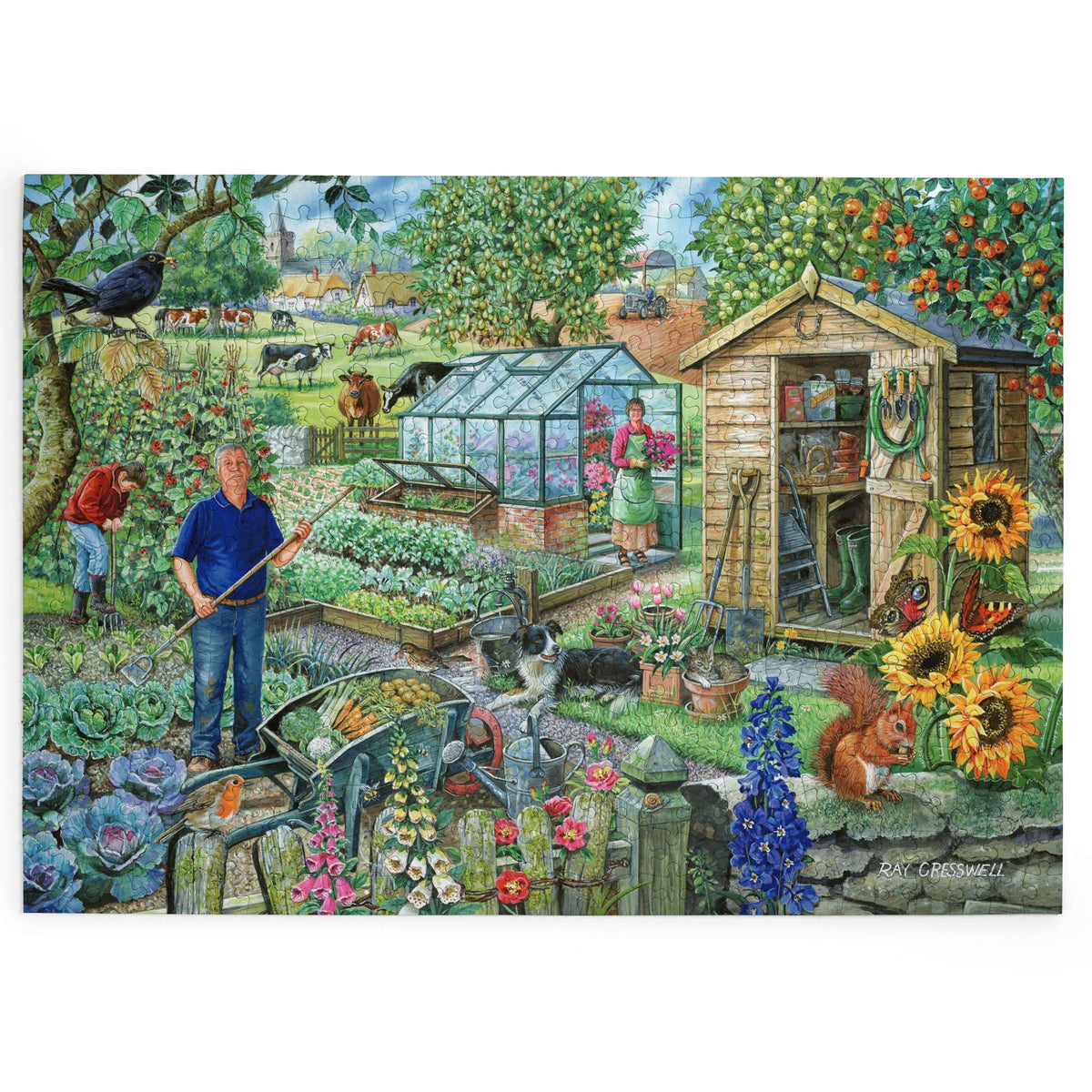 Made up: At The Allotment – 500 Piece Jigsaw Puzzle (House of Puzzles)