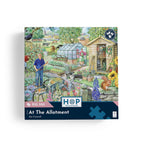 Box, straight on: At The Allotment – 500 Piece Jigsaw Puzzle (House of Puzzles)