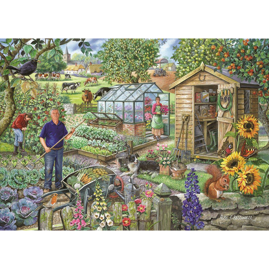 HOP - At The Allotment - BIG 500 Piece Jigsaw Puzzle