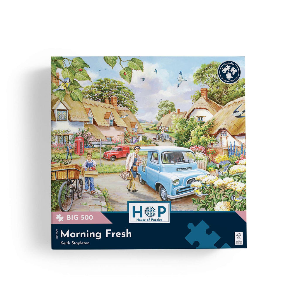 Box, straight on: Morning Fresh – 500 Piece Jigsaw Puzzle (House of Puzzles)