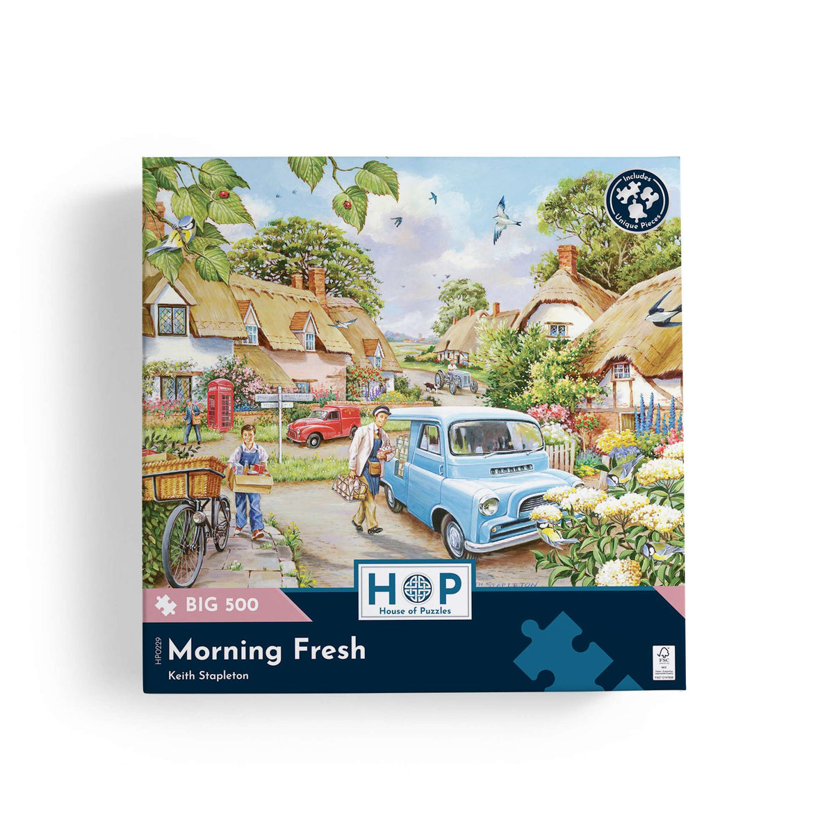 Box, straight on: Morning Fresh – 500 Piece Jigsaw Puzzle (House of Puzzles)