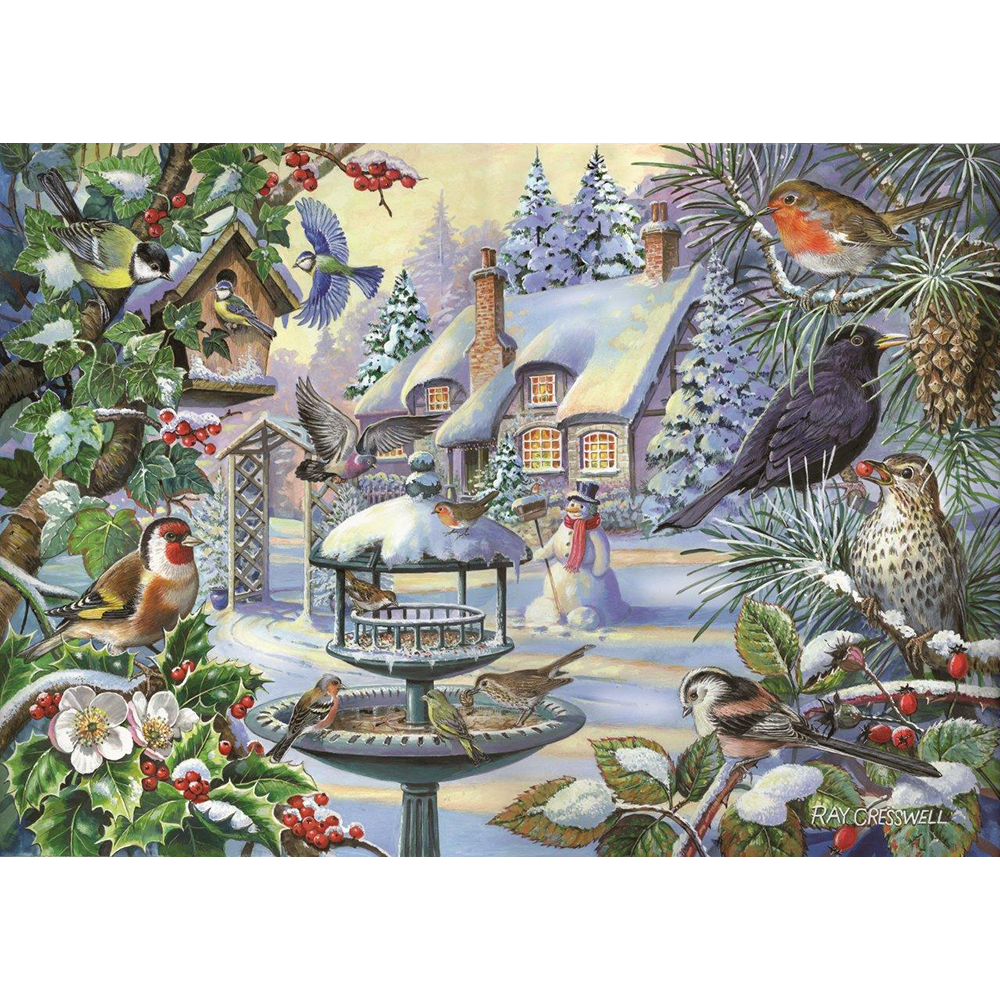 HOP - Winter Birds - BIG 500 Piece Jigsaw Puzzle