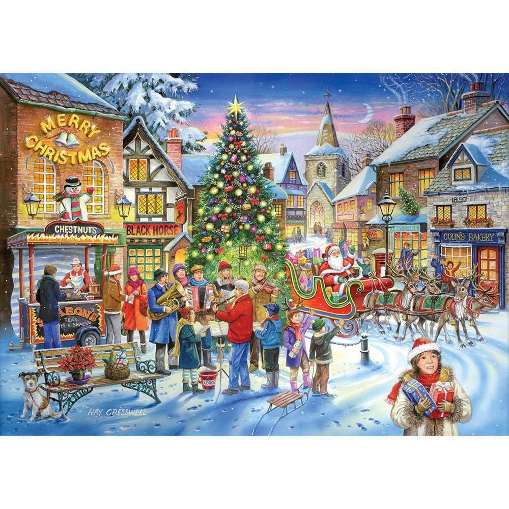 Christmas Shopping – 500 Piece Jigsaw Puzzle (HOP)