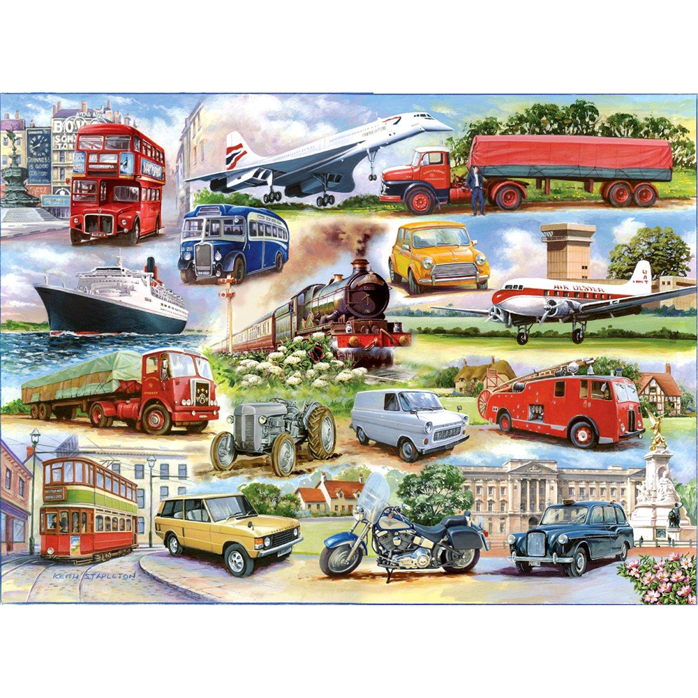 HOP - Golden Oldies - 1000 Piece Jigsaw Puzzle