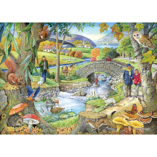 HOP - Riverside Walk - 1000 Piece Jigsaw Puzzle