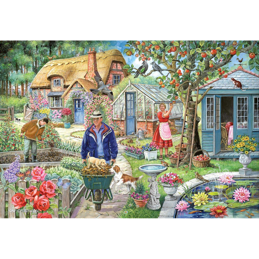 In The Garden – 1000 Piece Jigsaw Puzzle (HOP)