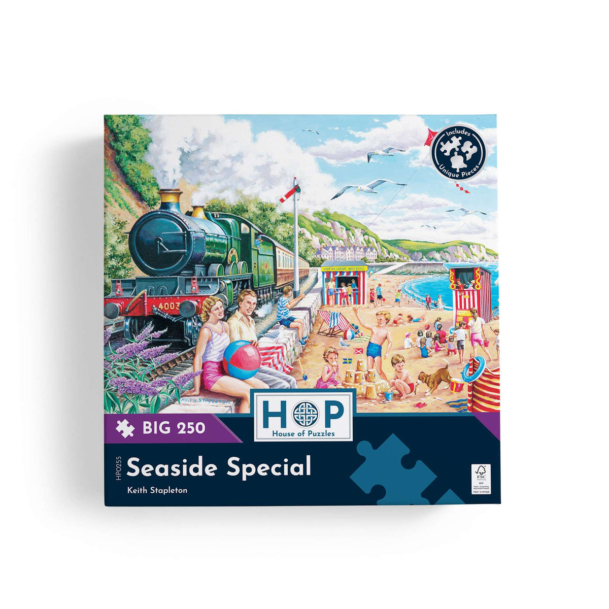 Box, straight on: Seaside Special – 250 Piece Jigsaw Puzzle (House of Puzzles)