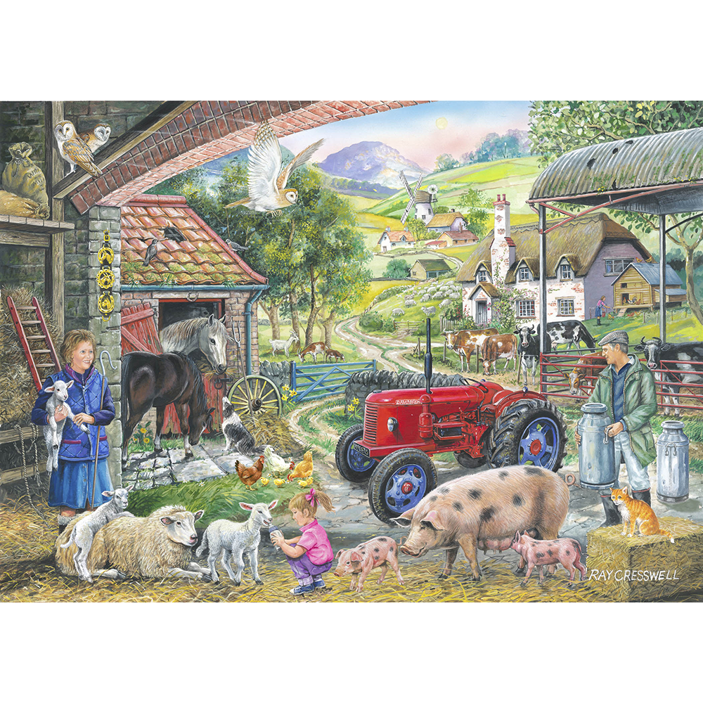 HOP - No.2 - On The Farm  - 1000 Piece Jigsaw Puzzle