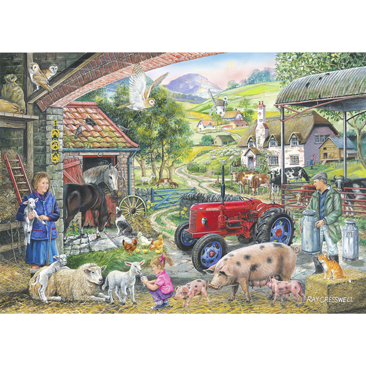 HOP - No.2 - On The Farm  - 1000 Piece Jigsaw Puzzle