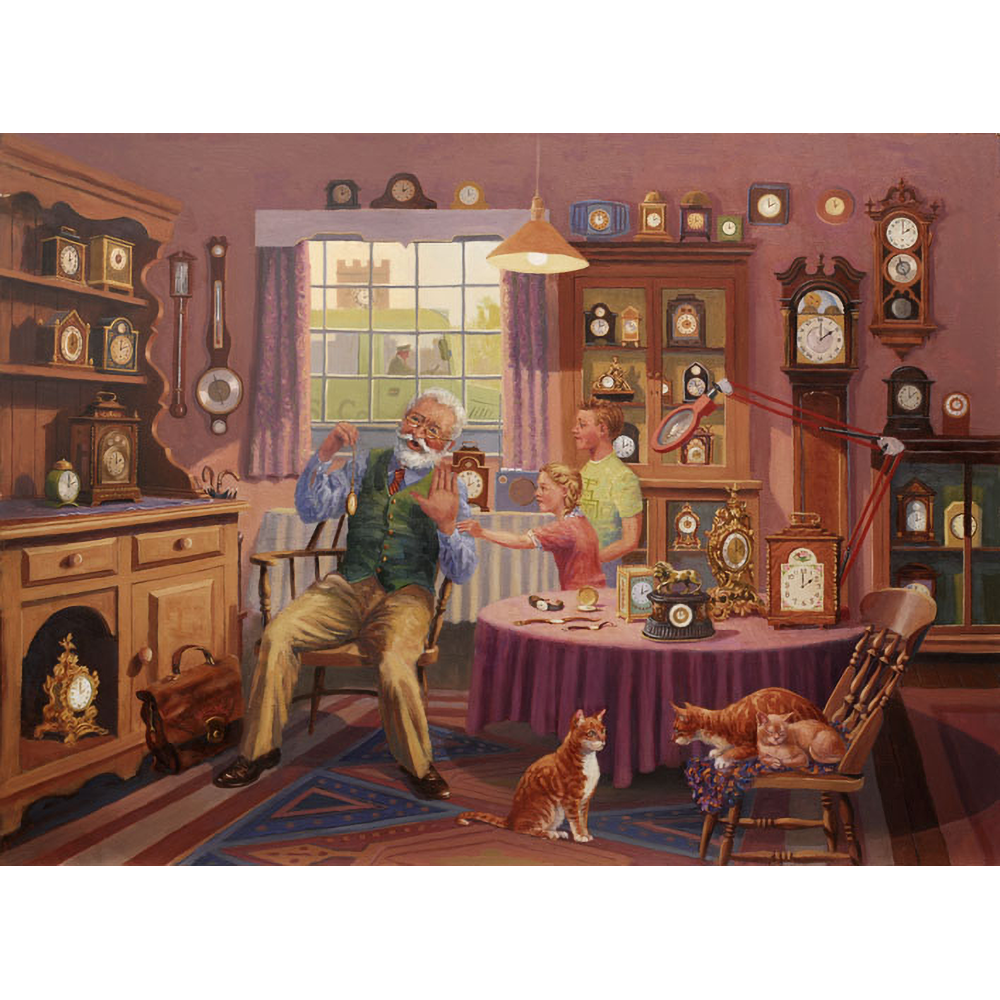 Grandfather Time – 1000 Piece Jigsaw Puzzle (HOP)