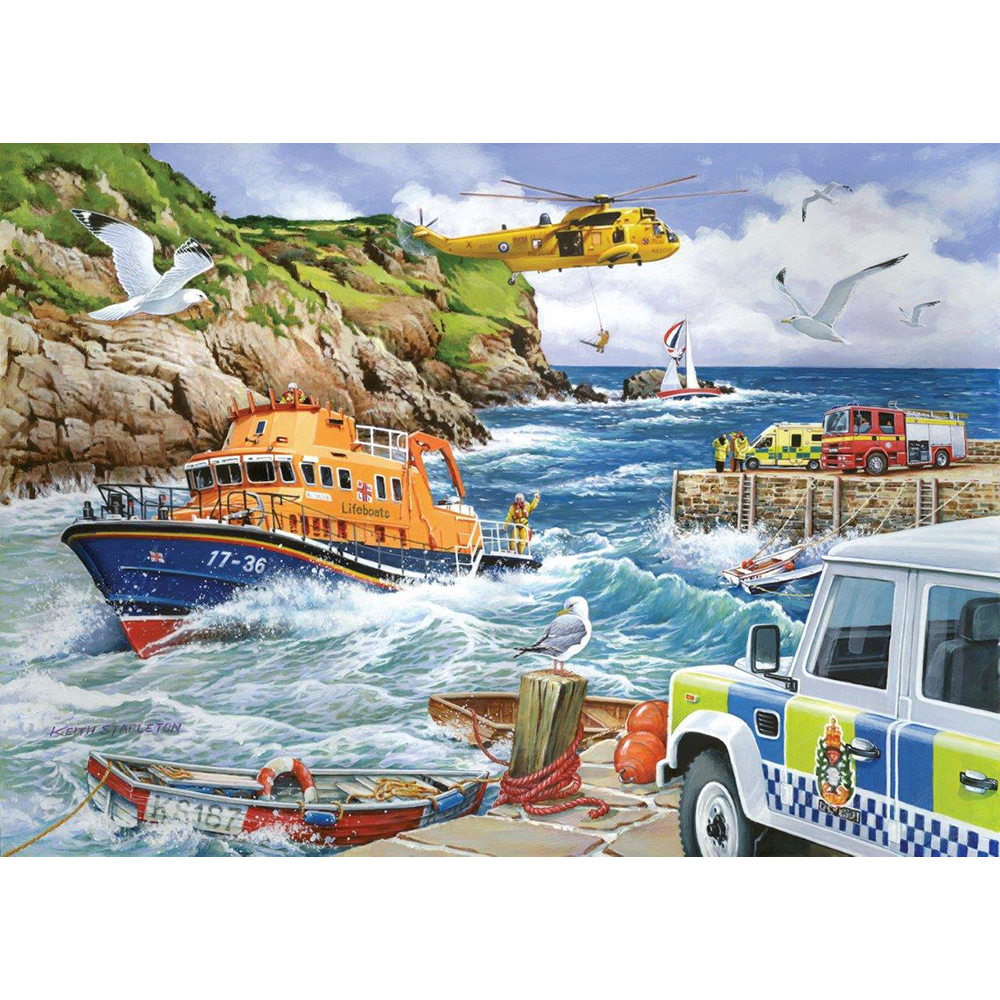 HOP Rescue 1000 Piece Jigsaw Puzzle 🧩 Puzzles Galore