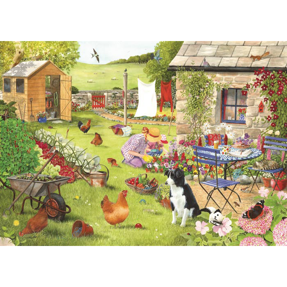 Grandma's Garden – 500 Piece Jigsaw Puzzle (HOP)