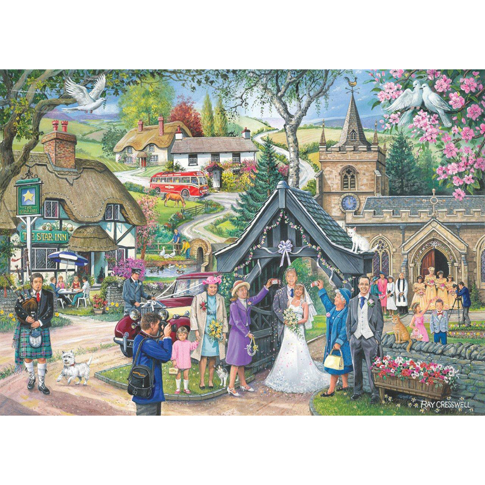 HOP - No.4 - Wedding Day - 1000 Piece Jigsaw Puzzle