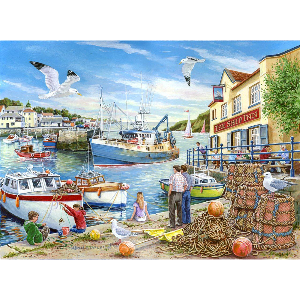 HOP - Ship Inn - 1000 Piece Jigsaw Puzzle