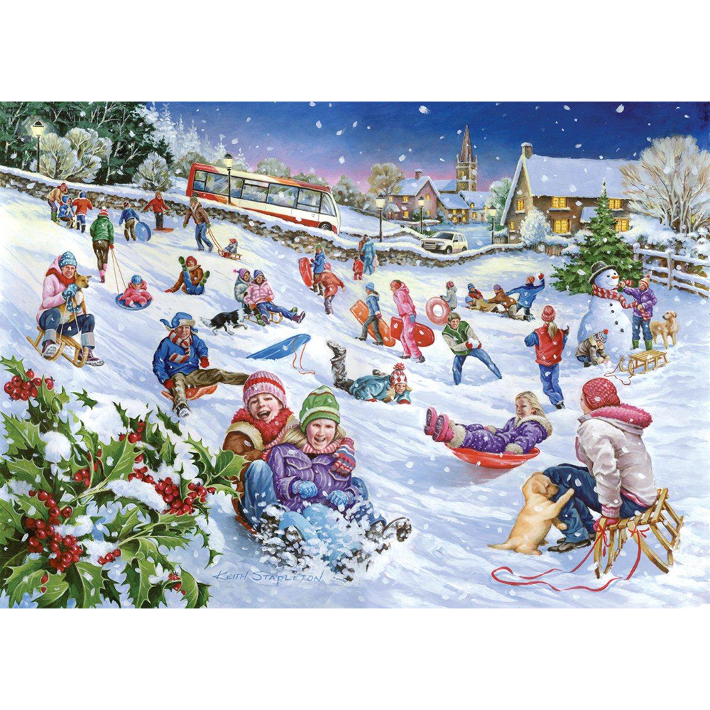 HOP - Sledging - 1000 Piece Jigsaw Puzzle