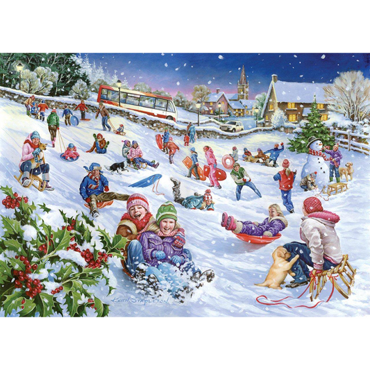 HOP - Sledging - 1000 Piece Jigsaw Puzzle