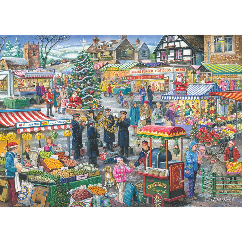 HOP - No.5 - Festive Market - 1000 Piece Jigsaw Puzzle