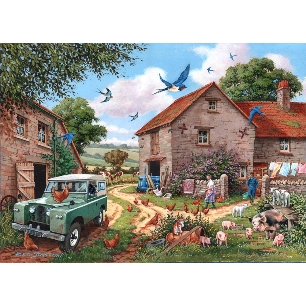 HOP - Farmer's Wife - BIG 500 Piece Jigsaw Puzzle