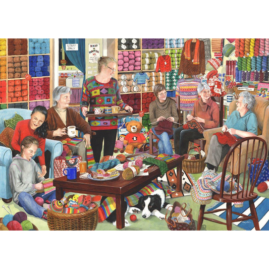 HOP - Knit & Natter - 1000 Piece Jigsaw Puzzle