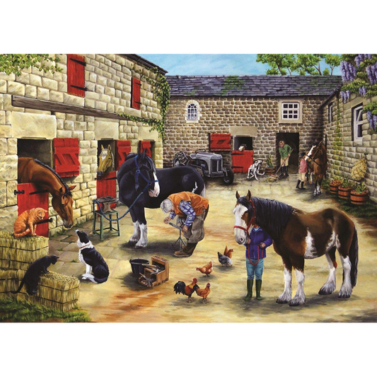 HOP - Farrier's Visit - 500 Piece Jigsaw Puzzle