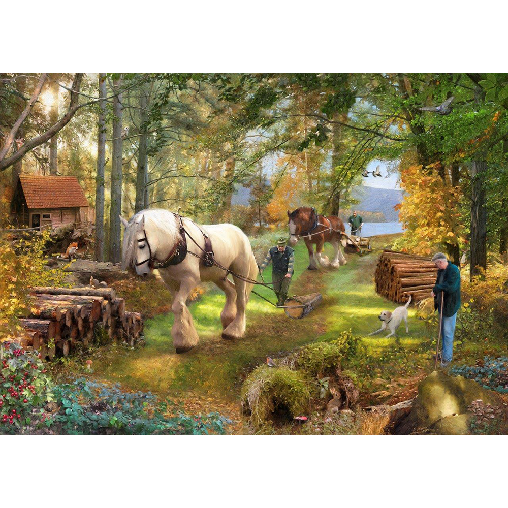 Horse Power – 500 Piece Jigsaw Puzzle (HOP)
