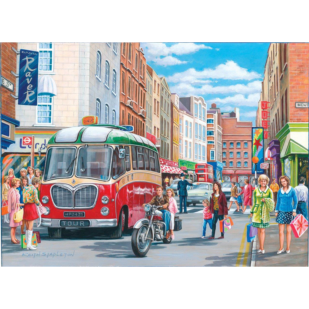 Saturday Shopping – 500 Piece Jigsaw Puzzle (HOP)