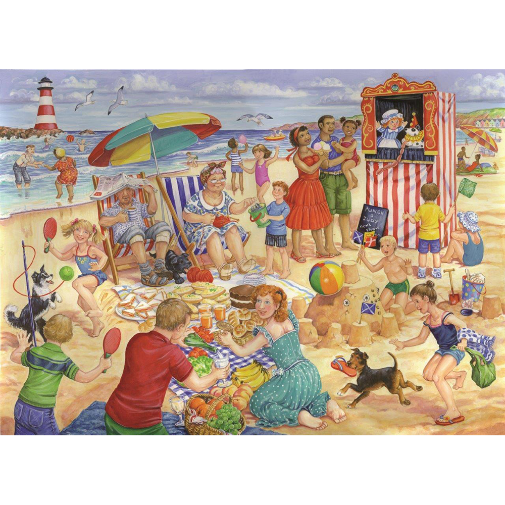 HOP - Trip To The Seaside - BIG 250 Piece Jigsaw Puzzle