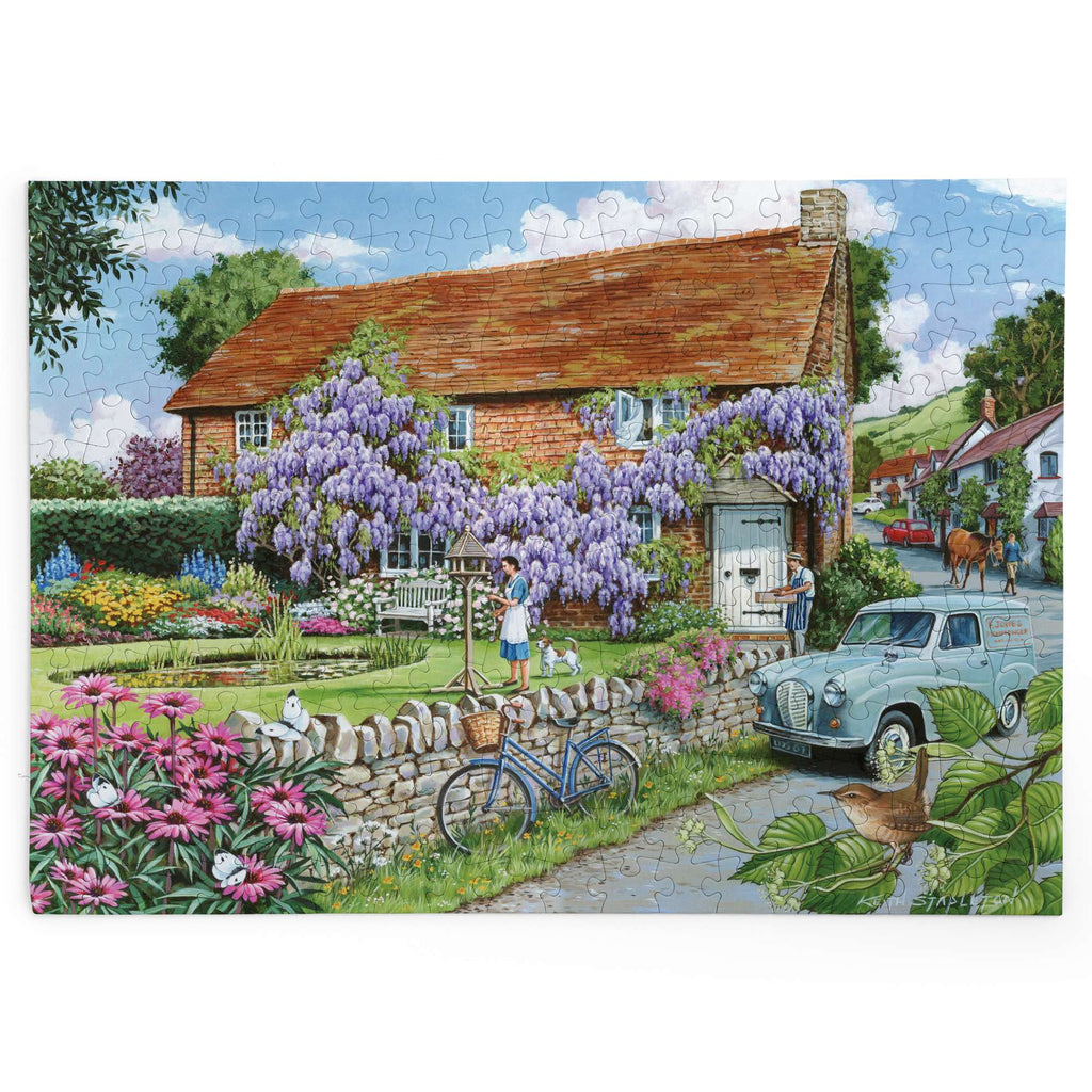 Made up: Wisteria Cottage – 250 Piece Jigsaw Puzzle (House of Puzzles)