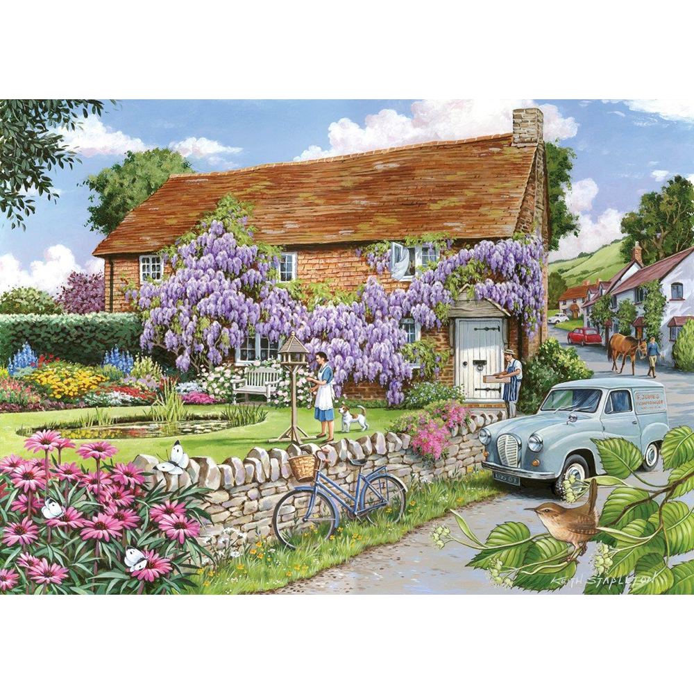 HOP - Wisteria Cottage - BIG 250 Piece Jigsaw Puzzle