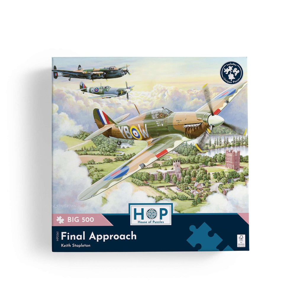 Box, straight on: Final Approach – 500 Piece Jigsaw Puzzle (House of Puzzles)