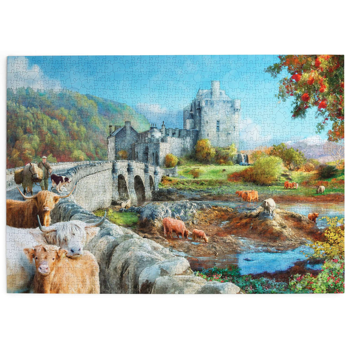 Made up: Highland Morning – 1000 Piece Jigsaw Puzzle (House of Puzzles)