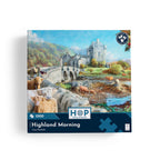Box, straight on: Highland Morning – 1000 Piece Jigsaw Puzzle (House of Puzzles)