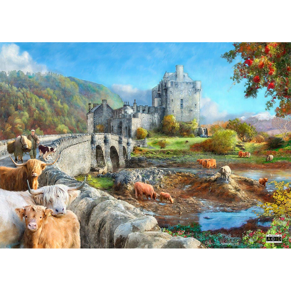 HOP - Highland Morning - 1000 Piece Jigsaw Puzzle