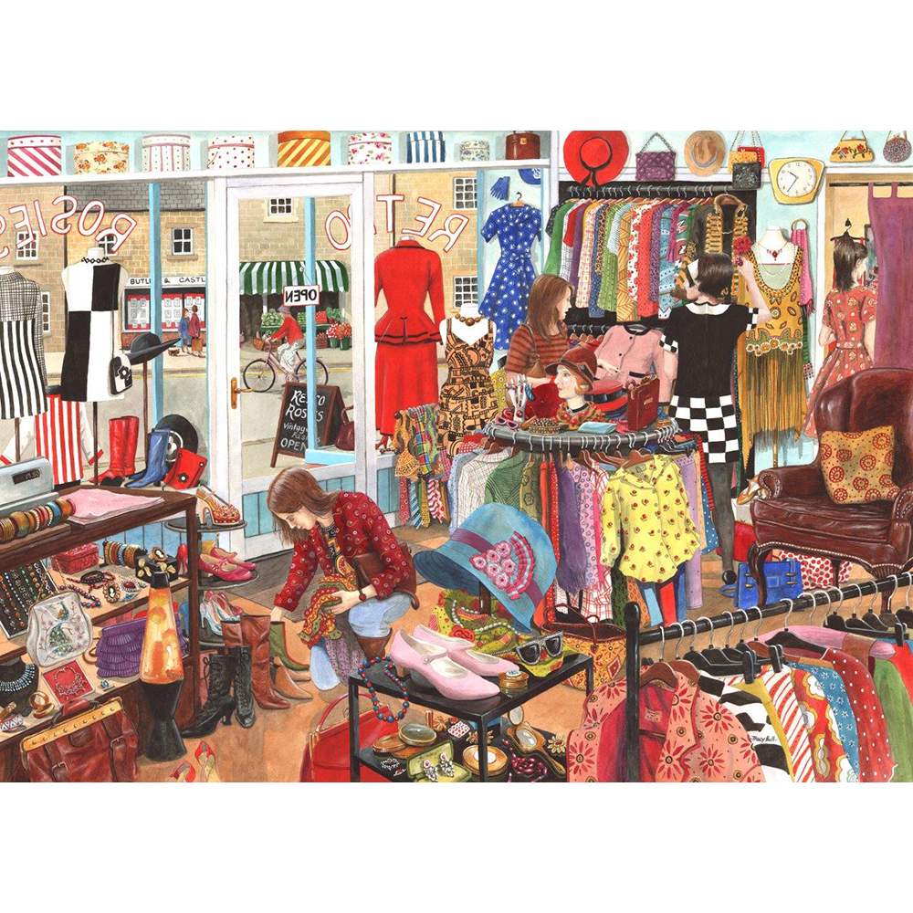 Retro Rosie's – 1000 Piece Jigsaw Puzzle (HOP)