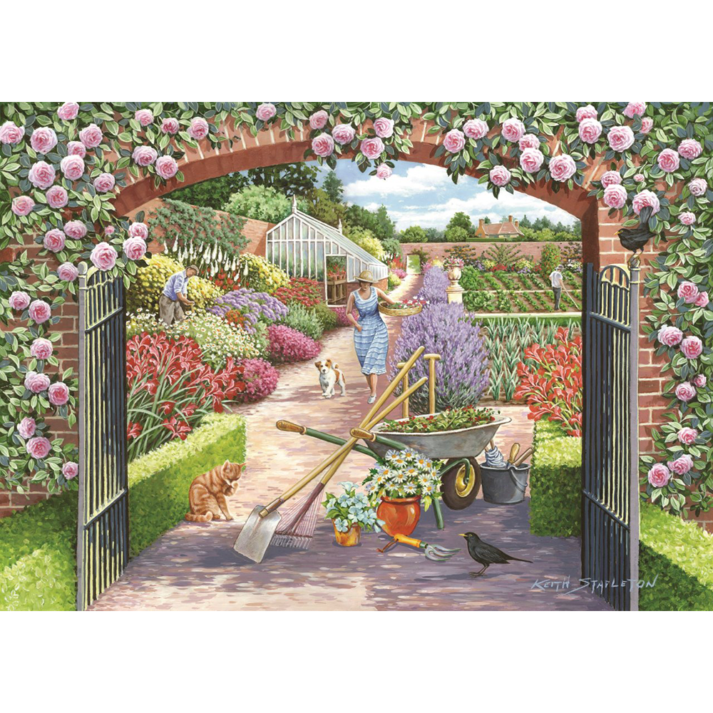 HOP - Walled Garden - 500 Piece Jigsaw Puzzle