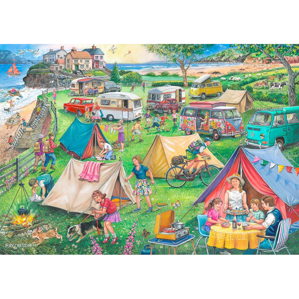 Camping – 1000 Piece Jigsaw Puzzle (HOP)