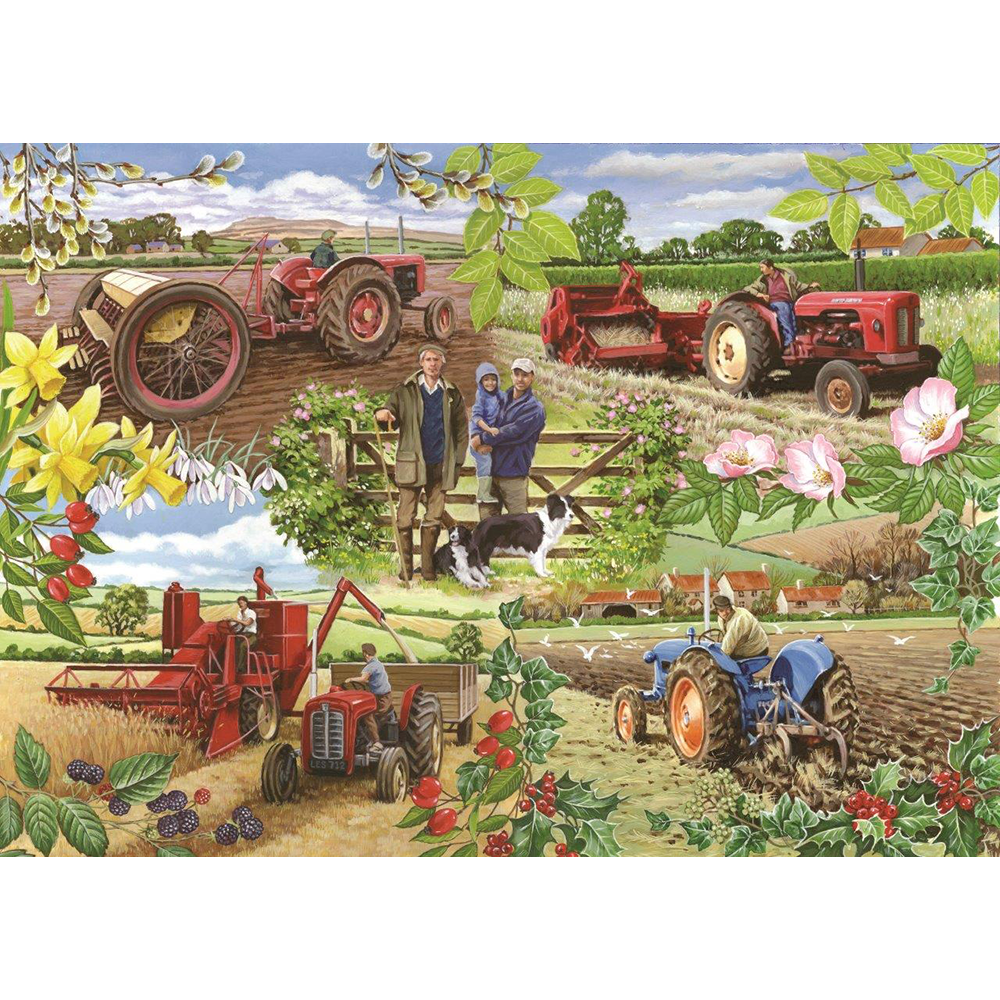 HOP - Farming Year - 1000 Piece Jigsaw Puzzle