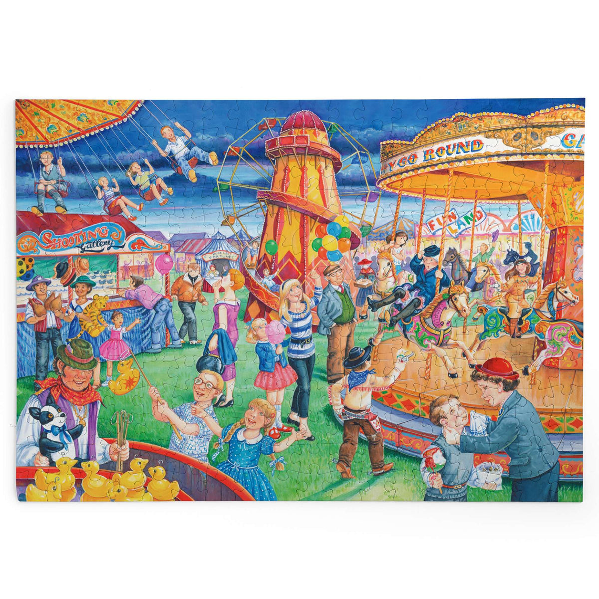 Made up: Fairground Rides – 250 Piece Jigsaw Puzzle (House of Puzzles)