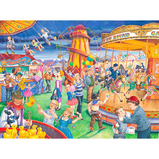 HOP - Fairground Rides - BIG 250 Piece Jigsaw Puzzle