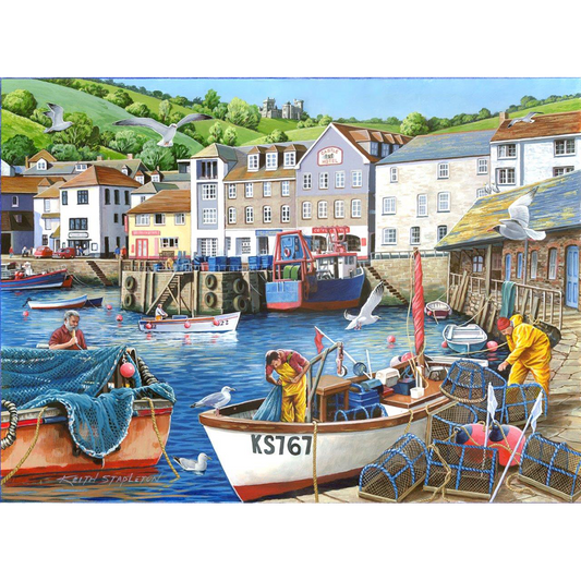 HOP - No.12 - Busy Harbour - 1000 Piece Jigsaw Puzzle