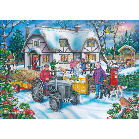 Holly Cottage – 1000 Piece Jigsaw Puzzle (HOP)