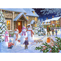 Snow Family – 1000 Piece Jigsaw Puzzle (HOP)