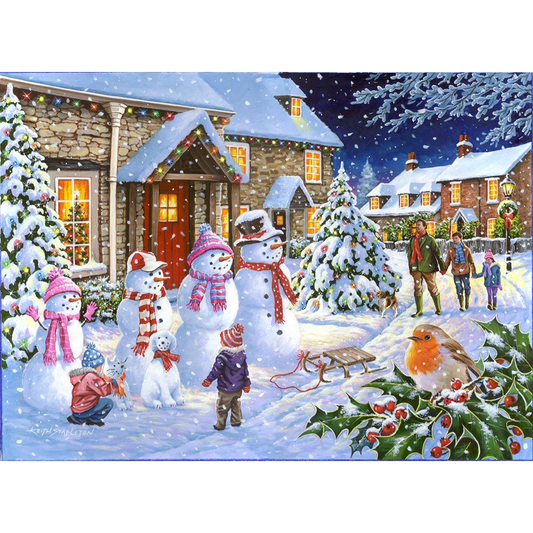 HOP - Snow Family - 1000 Piece Jigsaw Puzzle