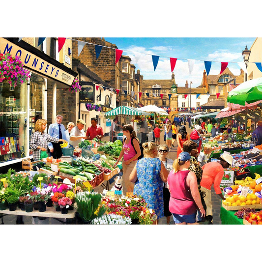 HOP - Street Market - 1000 Piece Jigsaw Puzzle